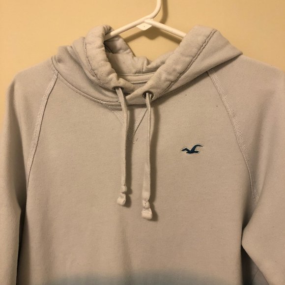 Hollister Hoodie in Mens Medium -Unisex- Blue and White - Picture 3 of 5